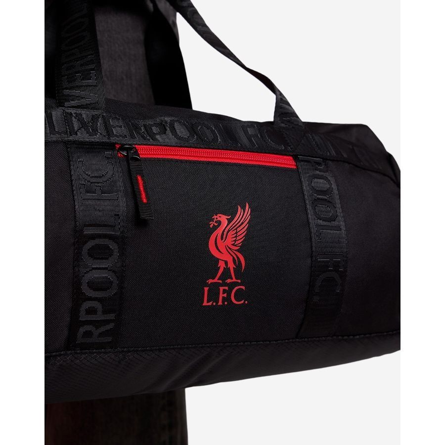 Liverpool Duffel Sports Bag Essentials - Black/Red - Men's-SoccerKits Hub | Buy Soccer Jerseys Online
